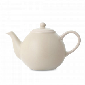 Чайник заварочный с ситечком, 840 мл, фарфор, нержавеющая сталь, бежевый, серия Classic, VIVA Scandinavia, Дания, Фарфоровые заварочные чайники