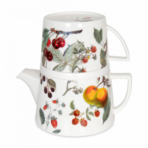 Набор чайный «Мой Любимый Чай - Фрукты», 2 предмета, 650 мл, костяной фарфор, белый, KOENITZ, Германия, Подарочные чайные наборы