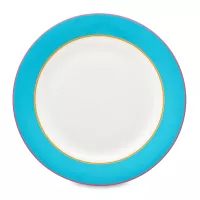 Тарелка обеденная Colypso, 29 см, фарфор костяной, бирюзовый, серия Kit Kemp, SPODE, Великобритания, 