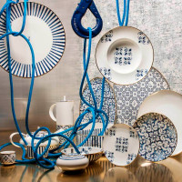 Тарелка десертная, 20 см, фарфор, декор, серия Transatlantica, VISTA ALEGRE, Португалия_00806560034769545103.jpg