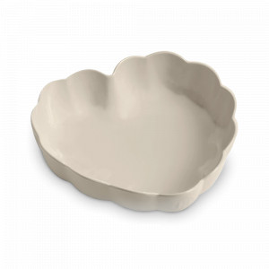 Форма для выпечки «Сердце» с волнистыми бортами, 26.5 см, керамика, кремовый, серия Madlen, EMILE HENRY, Франция, EMILE HENRY (Франция)