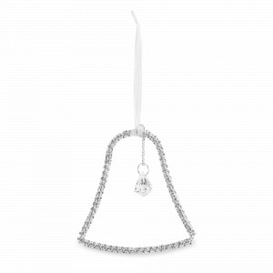 Украшение елочное - подвес Колокольчик, 12 см, акрил, металл, серебристый, серия Event, ANNA LAFARG, Китай, Скидка до -20% на бренд ANNA LAFARG