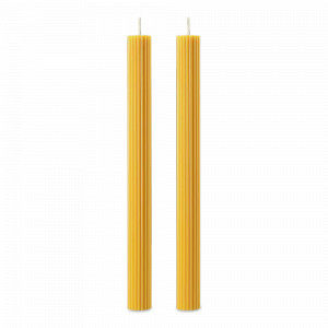 Набор из 2-х свечей, 24.5 см, оранжевый, серия Edge, TKANO, Россия, Свечи