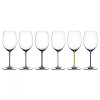 Набор из 6-ти бокалов для красного вина CABERNET/MERLOT, 709 мл, 25 см, хрусталь, ручная работа, серия Fatto A Mano, RIEDEL, Австрия, 