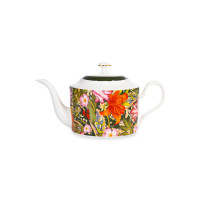 Сервиз чайный на 6 персон, 21 предмет, фарфор, белый, декор, серия Майя, MIX&MATCH HOME, Китай_00813890005495967308.jpg