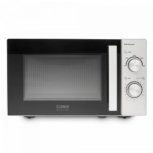 Печь микроволновая, 20 л, нержавеющая сталь, пластик, черный, стальной, CASO, Германия, CASO (Германия)