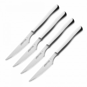 Набор столовых ножей для стейка 4 шт., 11 см, рукоять нерж. сталь, серия Steak Knives, ARCOS, Испания, Ножи для стейка 11 см