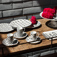 Набор из 4-х десертных тарелок, фарфор, декор, серия Calcada Portuguesa, VISTA ALEGRE, Португалия_00809880044862682045.jpg