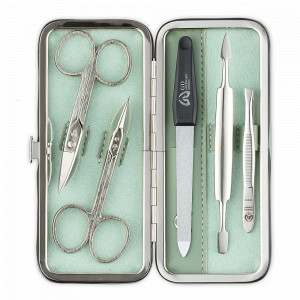 Набор маникюрный в футляре, 5 предметов, GD, Германия, Домашний маникюрный набор