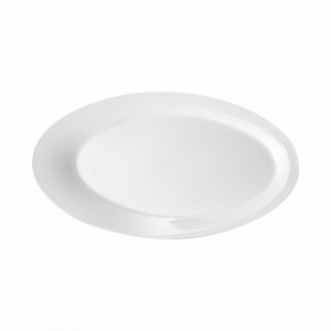 Блюдо овальное, 38 х 21 cм, костяной фарфор, белый, серия Воздушный белый, NARUMI, Япония, NARUMI (Япония)