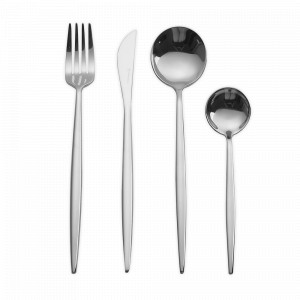 Набор столовых приборов на 4 персоны, 16 предметов, нержавеющая сталь 18/10, серебристый, серия Globe, LIBERTY JONES, Россия, Столовые приборы LIBERTY JONES