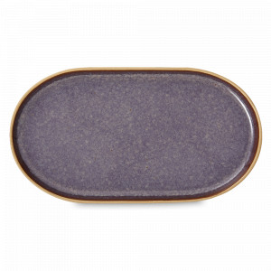 Блюдо овальное «Аметист», 34 х 18 см, керамика, фиолетовый, серия Mineral, PORTMEIRION, Великобритания, PORTMEIRION (Великобритания)