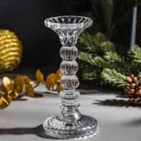 Подсвечник , 19 см, стекло, серия Provance, DECOR DE TABLE, Россия_00814920045808195830.jpg