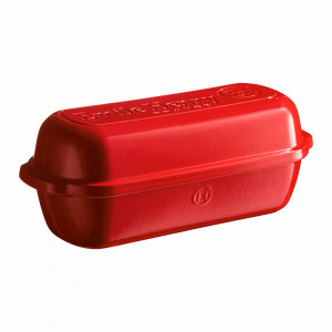 Керамическая форма для выпечки итальянского хлеба, 16 х 29,5 х 15 см, гранат, EMILE HENRY, Франция, EMILE HENRY (Франция)