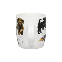 Кружка «Щенки», 400 мл, фарфор, декор, KOENITZ, Германия_00817070065211093465.jpg