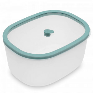 Контейнер вакуумный, 2.3 л, полипропилен, стекло, голубой, серия Fresco, STATUS, Словения, STATUS (Словения)