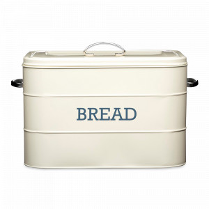 Хлебница , 34 х 25 см, металл, кремовый, серия Living Nostalgia, KITCHEN CRAFT, Великобритания, Kitchen Craft Living Nostalgia