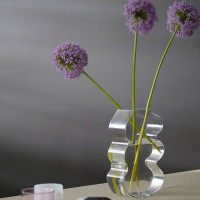 Ваза Wavy, 25 см, стекло, прозрачный, BERGENSON BJORN, Великобритания_00817540060329435524.jpg