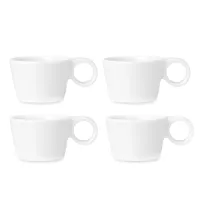 Набор из 4 чашек, 80 мл, фарфор, белый, серия Jaimi, VIVA Scandinavia, Дания, 