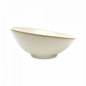 Салатник Cream, 22 см, каменная керамика, бежевый, серия Ellipse, ROOMERS TABLEWARE, Нидерланды, Салатники, чаши сервировочные