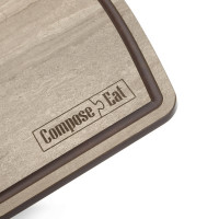 Доска разделочная композитная c желобом, 29х22см, травертин капучино, серия Fashion, ComposeEat, Россия_00812110048272416507.jpg