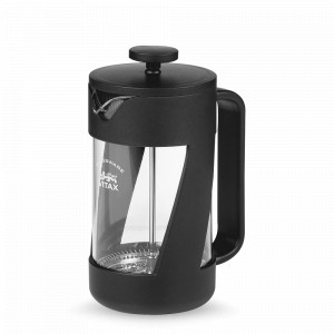 Френч - пресс New Leicester, 600 мл, боросиликатное стекло, пластик, нержавеющая сталь 18/10, черный, VITAX, Великобритания, Чайник заварочный стеклянный с прессом