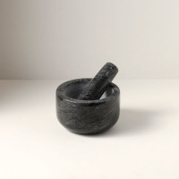 Ступка с пестиком, 13 см, черный мрамор, серия Marm, LIBERTY JONES, Китай_00821110063534961156.jpg