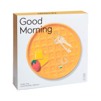 Поднос декоративный Waffle, 16.5 см, керамика, желтый, серия Good Morning, DOIY, Испания_00822830067055479531.jpg