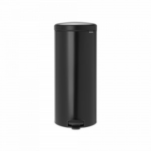 Контейнер для мусора с педалью, 30 л, нержавеющая сталь, черный, серия newIcon, BRABANTIA, Бельгия, Мусорные ведра 30 л. Brabantia