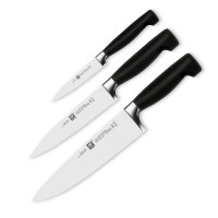 Набор из 3-х кухонных ножей поварская тройка, серия TWIN Four Star, ZWILLING J.A. HENCKELS, Германия