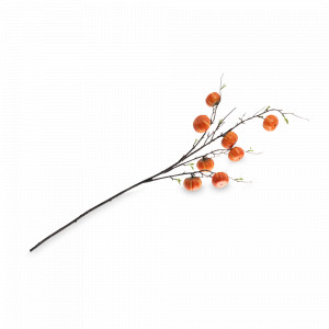 Декор - ветка «Тыквы», 94 см, полиэстер, пенопласт, серия Bright Pumpkin, ANNA LAFARG, Китай, Предметы интерьера