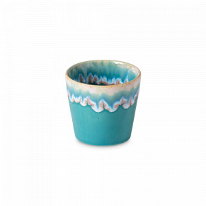 Стакан для эспрессо Turquoise, 70 мл, керамика, голубой, серия Grespresso, COSTA NOVA, Португалия, Кружки и чашки COSTA NOVA