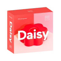 Подсвечник для одной свечи, 8 см, керамика, красный, серия Daisy, DOIY, Испания_00822830067115869284.jpg