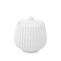 Сахарница , 250 мл, фарфор, белый, серия Edge, TKANO, Россия