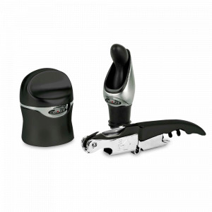 Набор аксессуаров для бара, 3 предмета, нержавеющая сталь, пластик, серия Rabbit, KITCHEN CRAFT, Великобритания, Штопоры