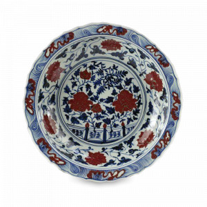 Блюдо глубокое BLUE/WHITE, 43 см, фарфор, белый, декор, ROOMERS TABLEWARE, Нидерланды, ROOMERS TABLEWARE (Нидерланды)