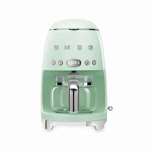 Кофеварка капельная, нержавеющая сталь, пластик, пастельный зеленый, SMEG, Италия, Кофеварки