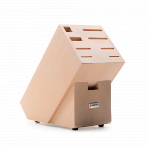 Подставка для 6 ножей, ножниц, вилку и мусата, дерево, серия Knife blocks, WUESTHOF, Золинген, Германия, Скидка - 20% на ножи и аксессуары Wuesthof