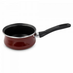 Ковш , 20 см, сталь, стеклоэмаль, красный, серия Authentique Burgundy, VITRINOR, Испания, Ковшики для индукционной плиты