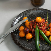 Набор обеденных тарелок, 2 предмета, 26 см, керамика, черный, серия Dots, LIBERTY JONES, Россия_00812810048328576478.jpg