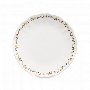 Тарелка обеденная White, 27 см, керамика, белый, декор, серия The Nutcracker, COSTA NOVA, Португалия, Тарелки обеденные