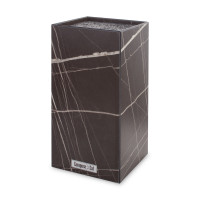 Подставка для кухонных ножей, 11 х 11 х 24 см, композитный материал, мрамор Сахара Brown, серия Elegance, ComposeEat, Россия