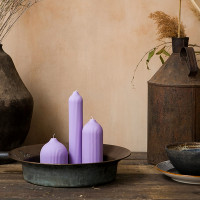 Свеча декоративная, 10.5 см, лавандовый, серия Edge, TKANO, Россия_00812590063088134037.jpg