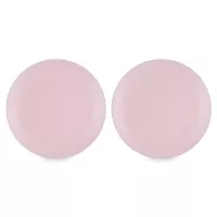 Набор обеденных тарелок, 2 предмета, 26 см, керамика, розовый, серия Simplicity, LIBERTY JONES, Россия, 