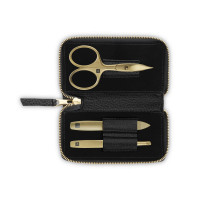 Набор маникюрный в кожаном футляре, чёрный, 3 предмета, Twinox Gold Edition, ZWILLING J.A. HENCKELS, Германия