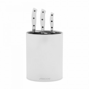 Набор кухонных ножей &quot;поварская тройка&quot;, в универсальной подставке, серия Riviera Blanca, ARCOS, Испания, Набор ножей упаковка