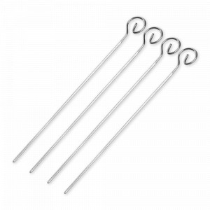 Шампур Piccante, 4 штуки, 22 см, нержавеющая сталь, GEFU, Германия, Аксессуары для гриля