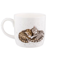 Кружка «Забавная фауна Коты», 310 мл, костяной фарфор, декор, серия Wrendale Designs, ROYAL WORCESTER, Великобритания_00805610053631143142.jpg