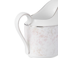 Молочник , 170 мл, костяной фарфор, белый, декор, серия Примула, NARUMI, Япония_00818940075510208816.jpg