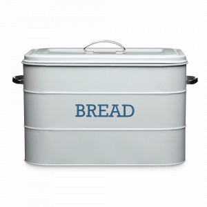 Хлебница , металл, 38 х 20,8 см, серый, серия Living Nostalgia, KITCHEN CRAFT, Великобритания, Kitchen Craft Living Nostalgia